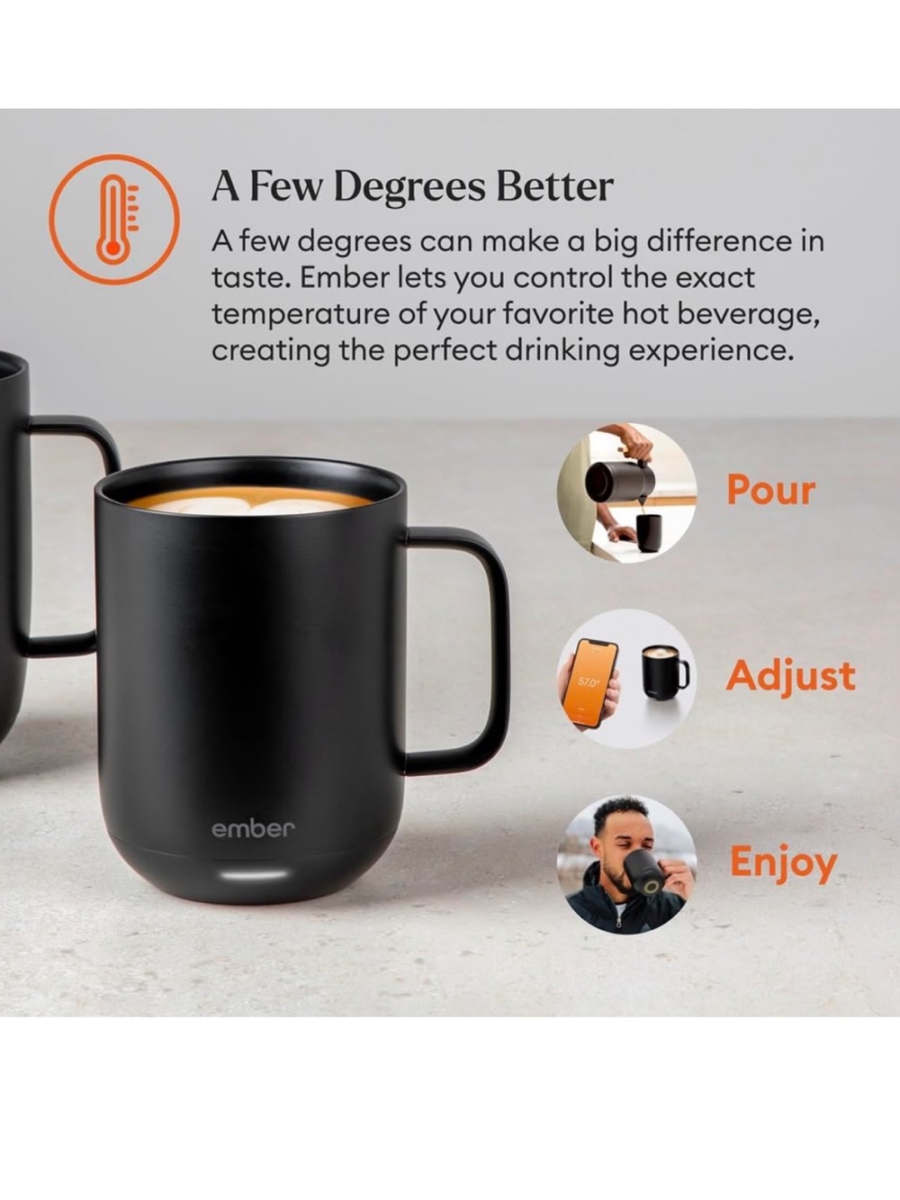SOLD! EMBER smart Mug 2 Temperature Control Smart Mug - Picture 14 of 16